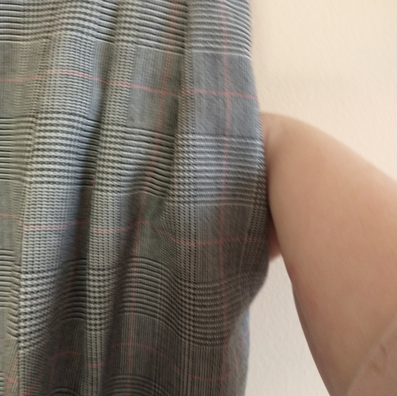 Vintage Academia 100% Wool Breamar High Waisted Pleated Plaid Lined Trousers S 6 - Picture 8 of 11